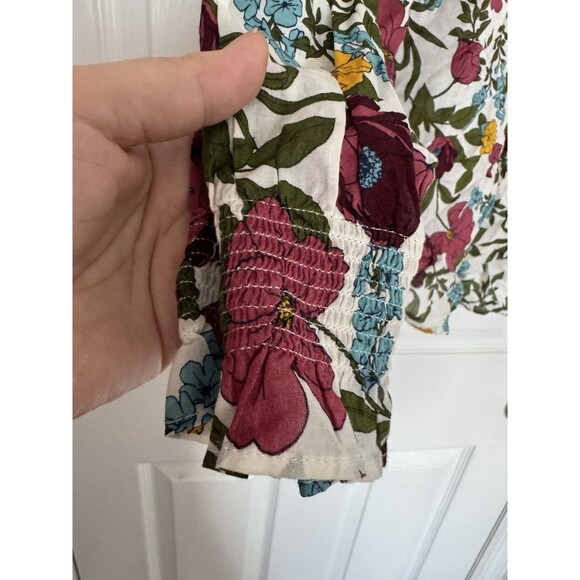 NWT Talbots XL Women’s Shirt Button Up Multicolor Long Sleeve Cotton - Picture 8 of 9